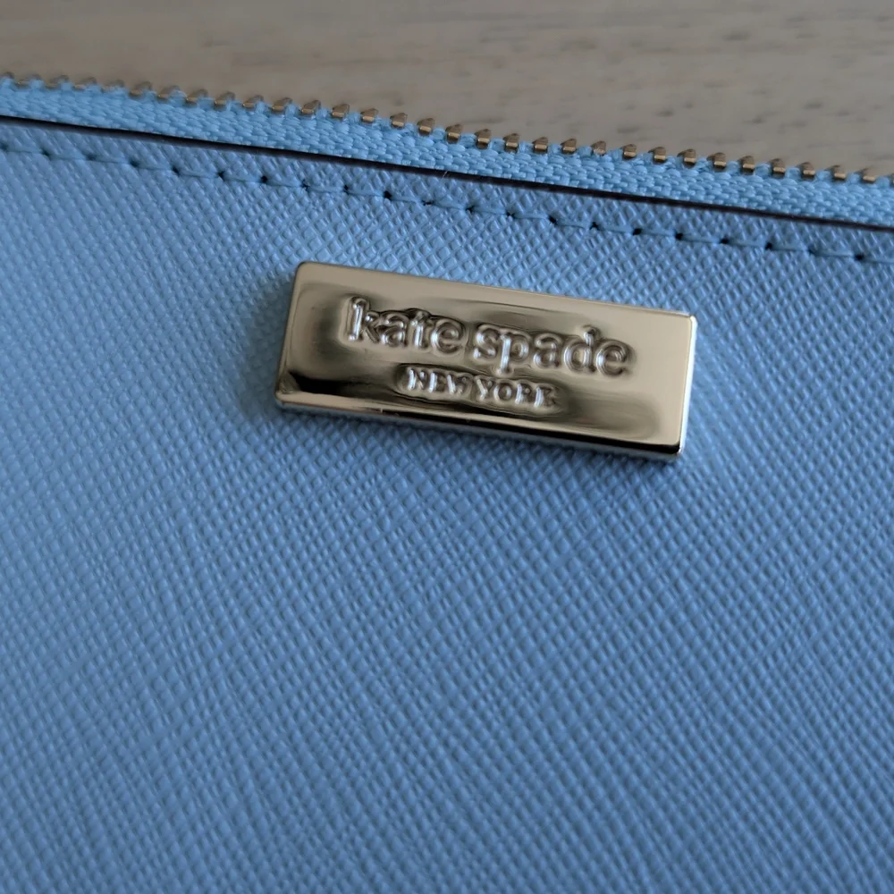 Kate Spade Blue‎ Leather Mini Wristlet/Purse | Excellent Condition